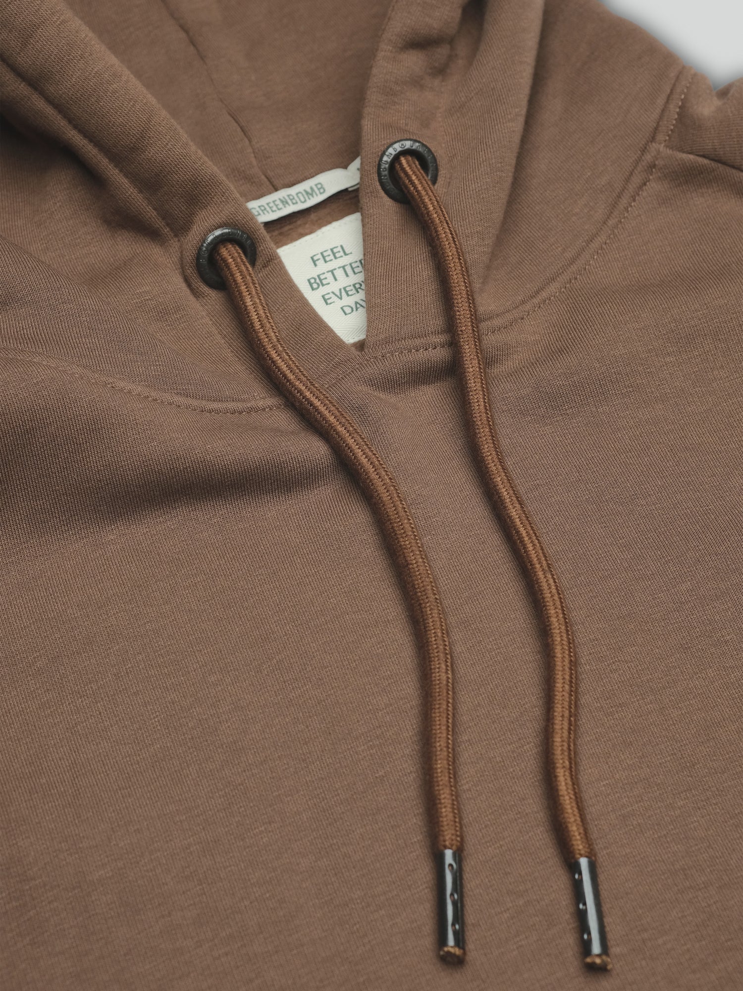 Earth Wood: Hoodie aus Bio-Baumwolle mit Raglan-Arm für Herren [27052]