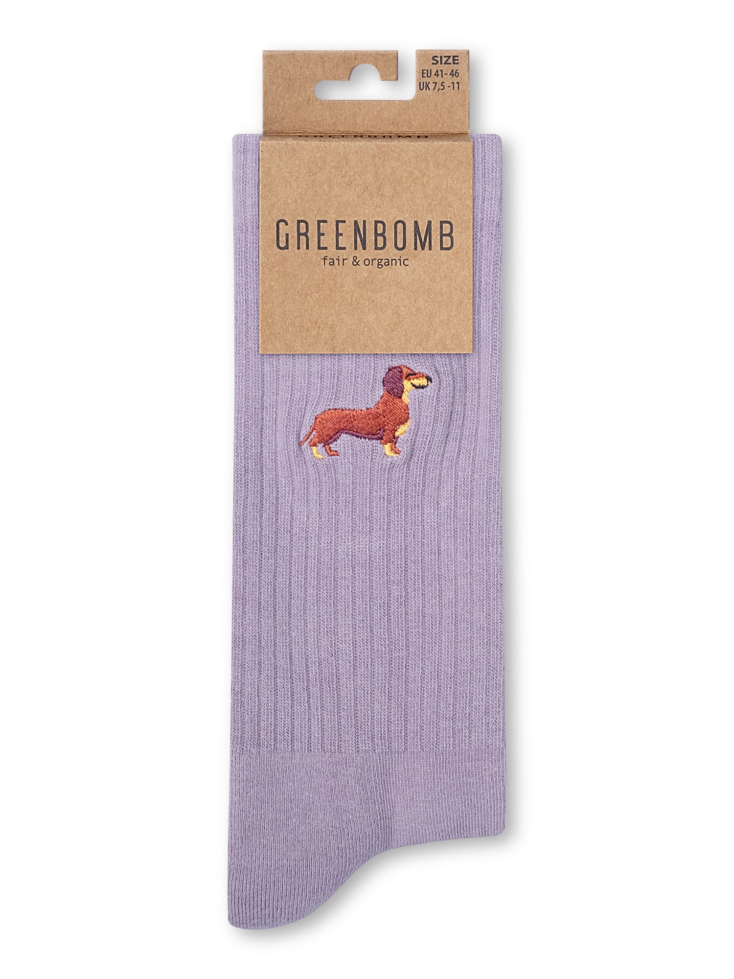 Lilac: Lässige Socken aus Bio-Baumwoll Mix für Unisex [27210]