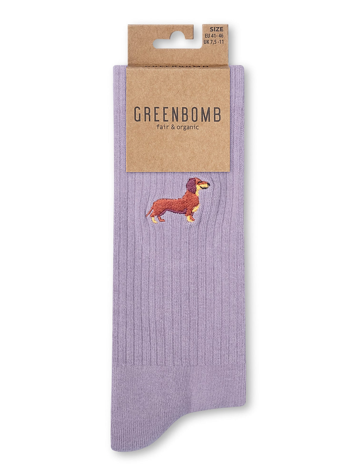 Lilac: Lässige Socken aus Bio-Baumwoll Mix für Unisex [27210]