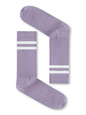 Lilac: Lässige Socken aus Bio-Baumwoll Mix für Unisex [27218]