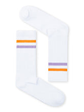 White: Lässige Socken aus Bio-Baumwoll Mix für Unisex [30044]