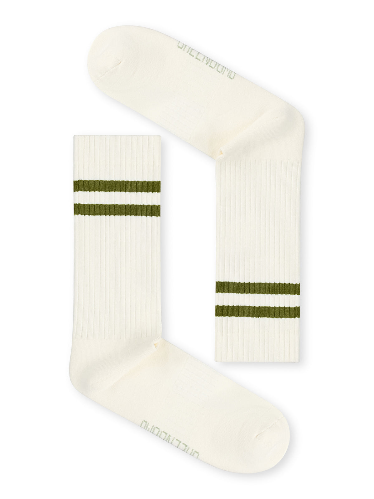 Ecru: Lässige Socken aus Bio-Baumwoll Mix für Unisex [27225]