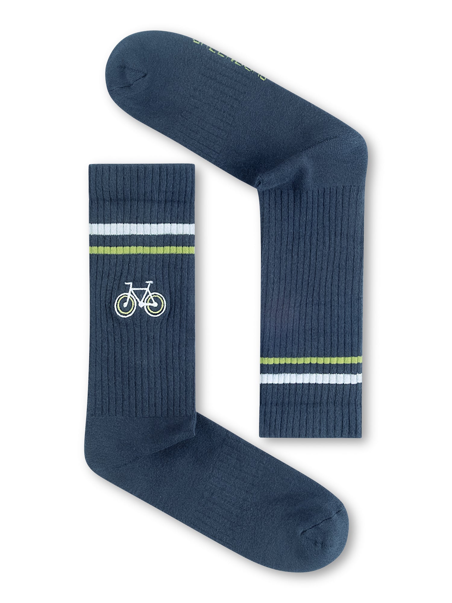 Navy: Lässige Socken aus Bio-Baumwoll Mix für Unisex [27237]