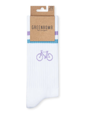 Bike Pixel Tennis Socks