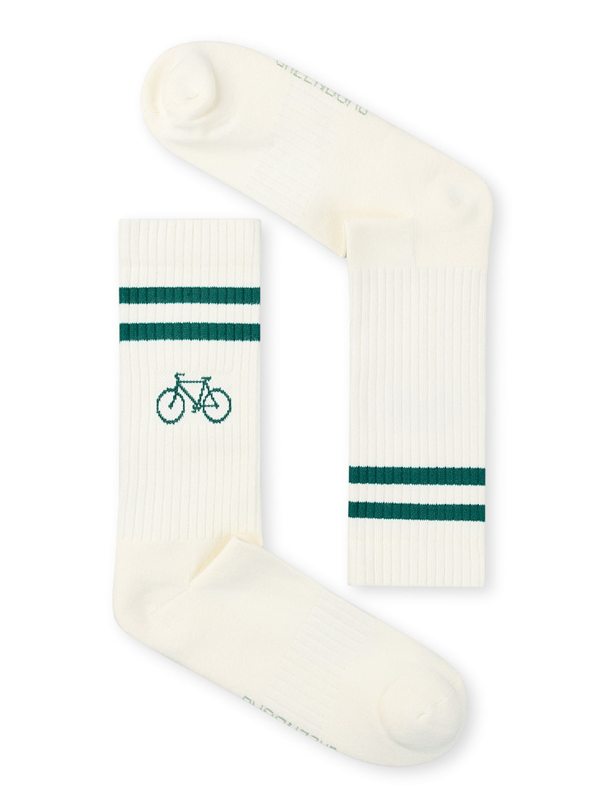 Ecru: Lässige Socken aus Bio-Baumwoll Mix für Unisex [27245]
