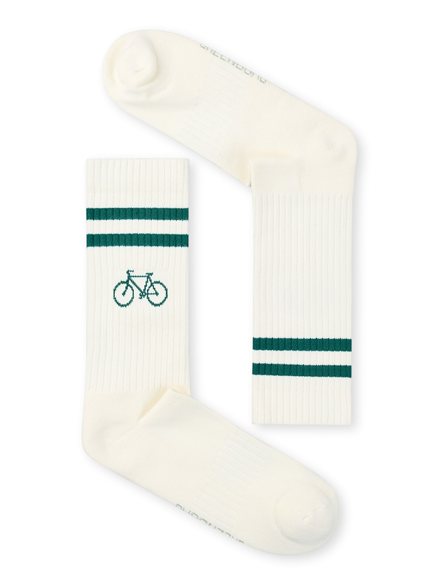 Ecru: Lässige Socken aus Bio-Baumwoll Mix für Unisex [27245]