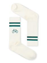 Ecru: Lässige Socken aus Bio-Baumwoll Mix für Unisex [30056]