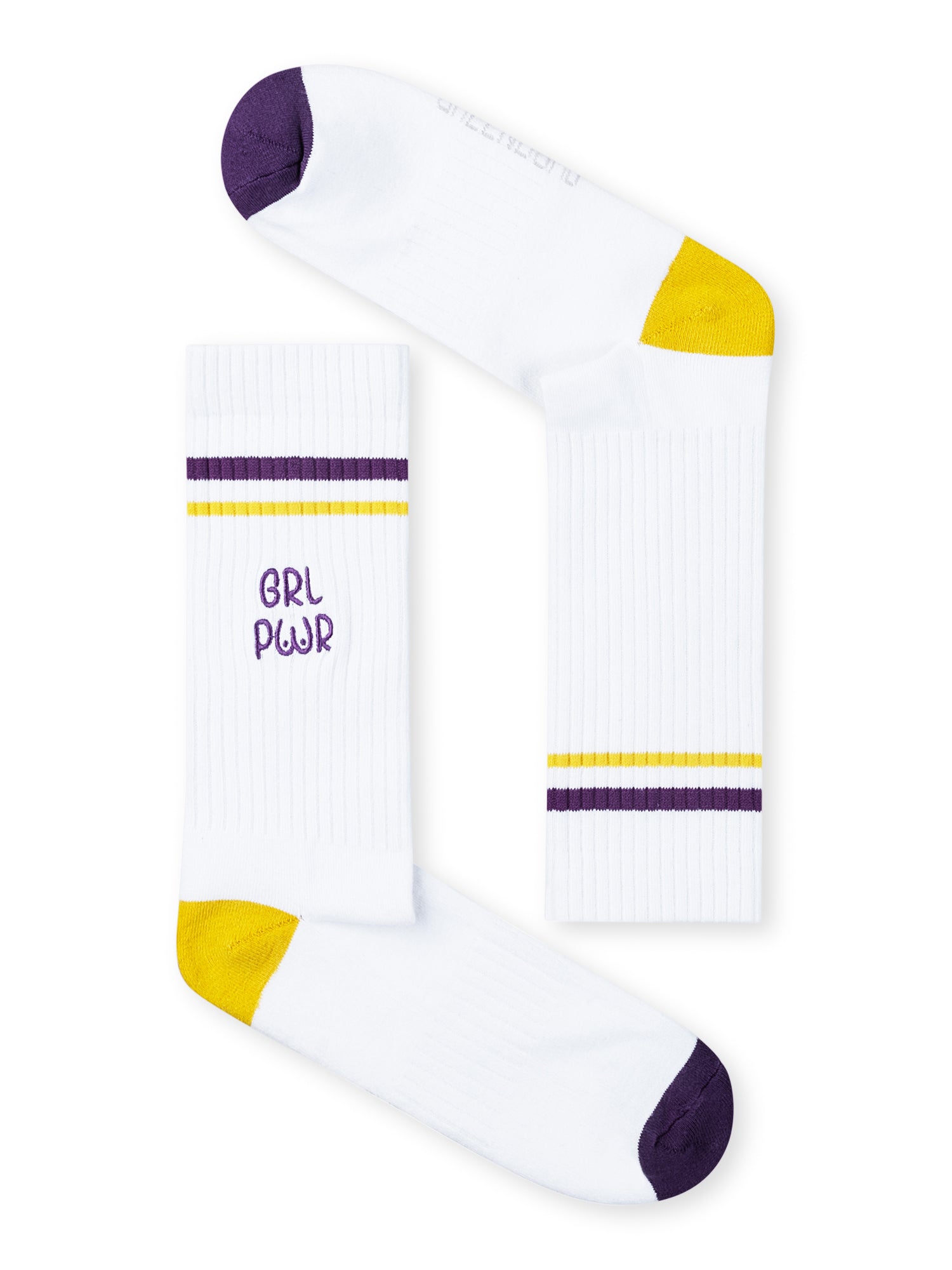White: Lässige Socken aus Bio-Baumwoll Mix für Unisex [27257]
