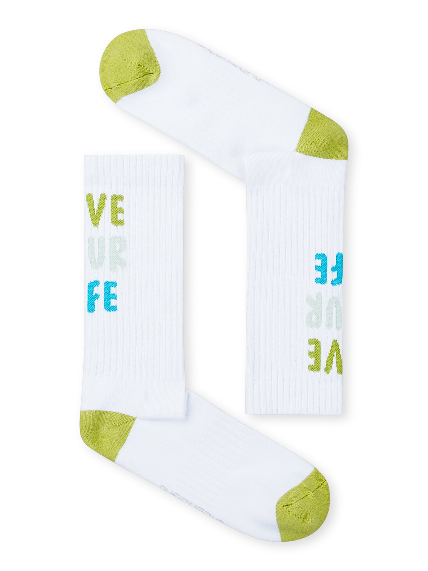 White: Lässige Socken aus Bio-Baumwoll Mix für Unisex [27265]