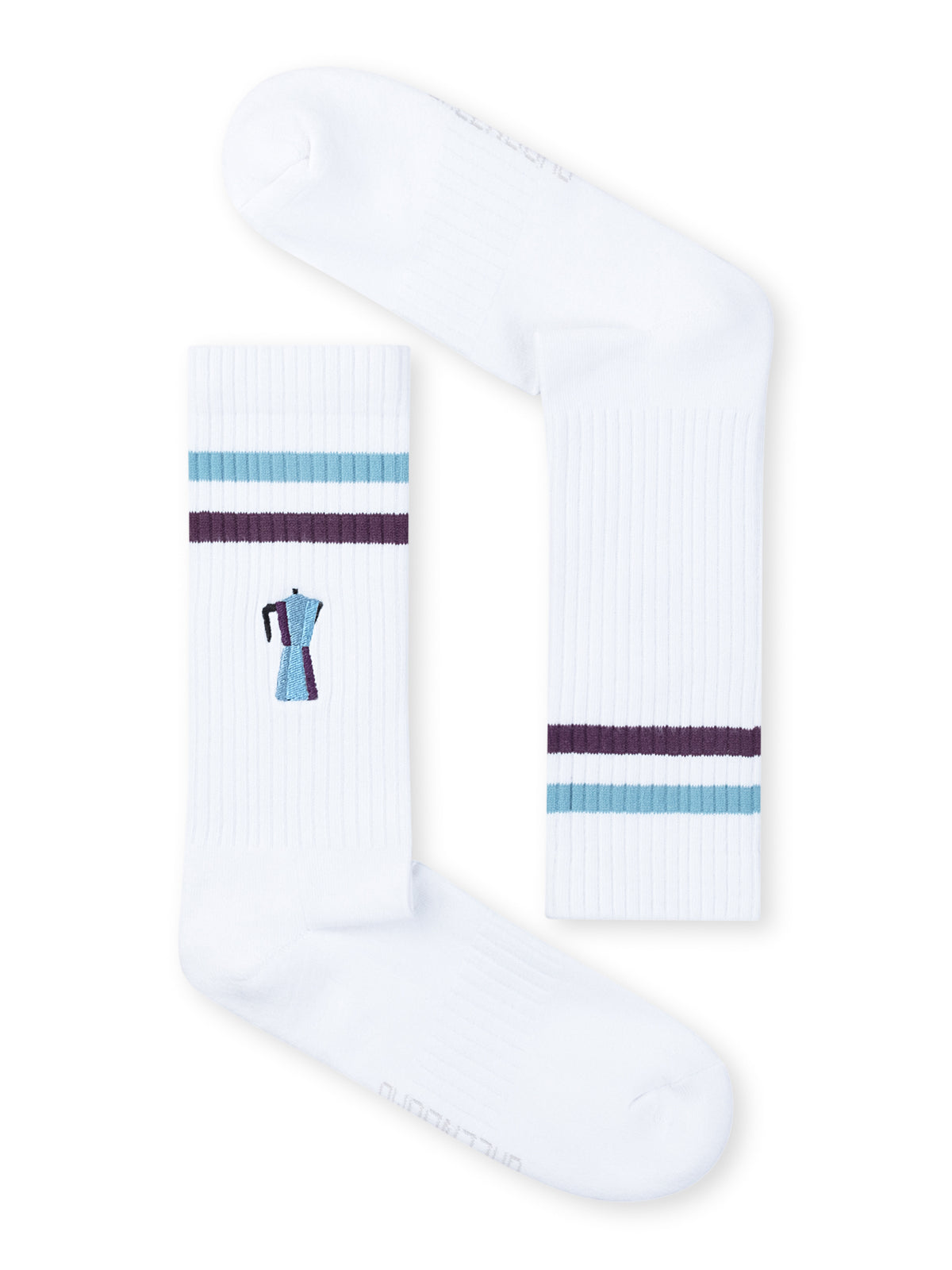 White: Lässige Socken aus Bio-Baumwoll Mix für Unisex [27273]