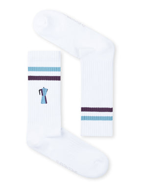 White: Lässige Socken aus Bio-Baumwoll Mix für Unisex [27273]