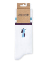White: Lässige Socken aus Bio-Baumwoll Mix für Unisex [27274]