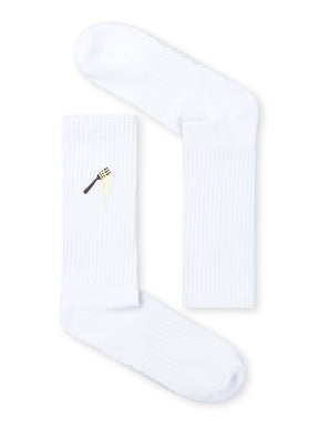 Pasta Fork Tennis Socks
