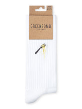 White: Lässige Socken aus Bio-Baumwoll Mix für Unisex [27282]