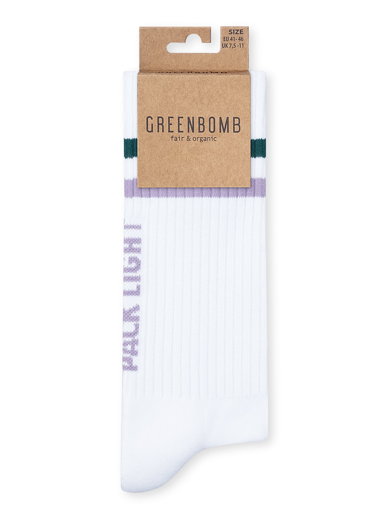 White: Lässige Socken aus Bio-Baumwoll Mix für Unisex [27290]