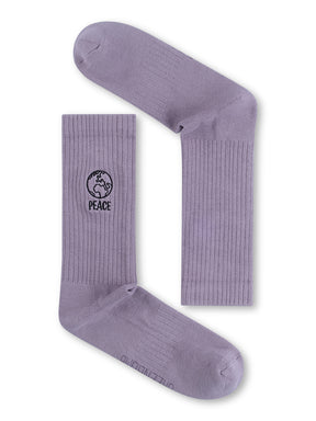 Lilac: Lässige Socken aus Bio-Baumwoll Mix für Unisex [27297]
