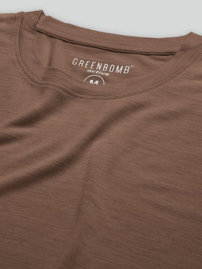 Earth Wood: Funktionales T-Shirt aus Merino-Wolle für Herren [27311]