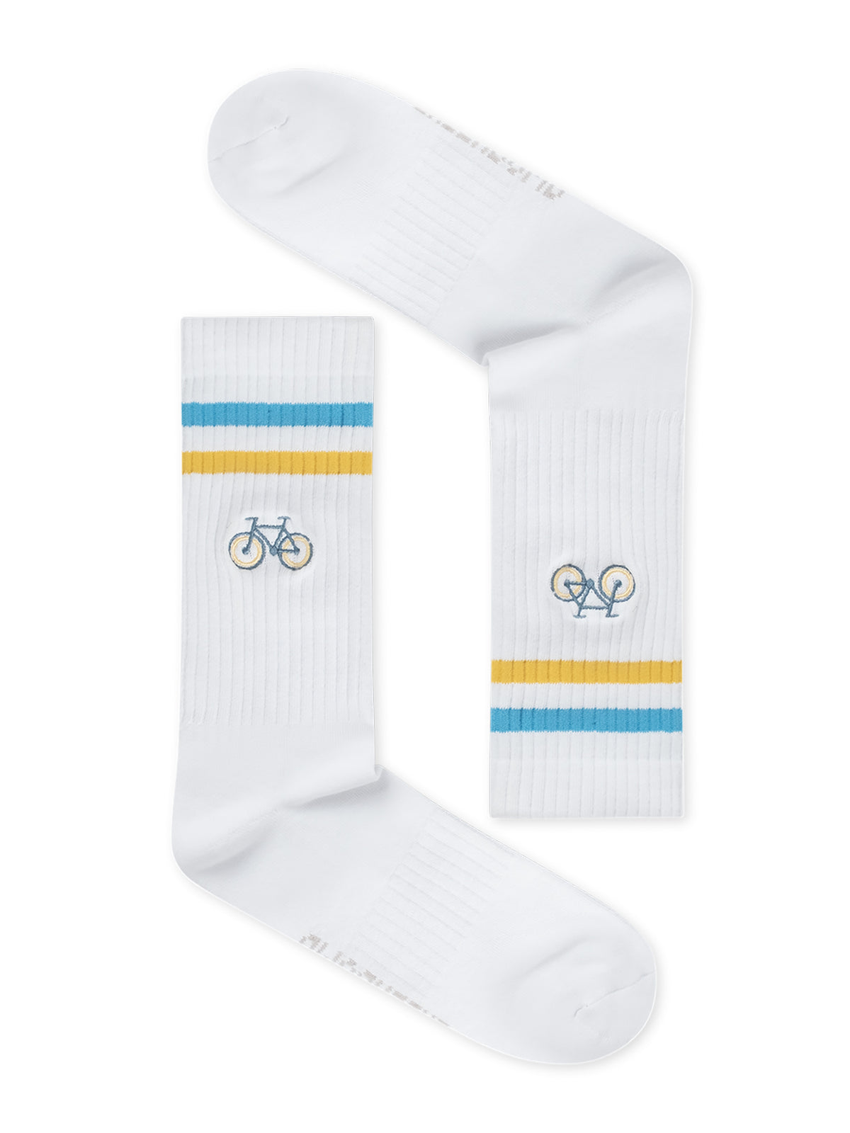 White: Lässige Socken aus Bio-Baumwoll Mix für Unisex [27366]