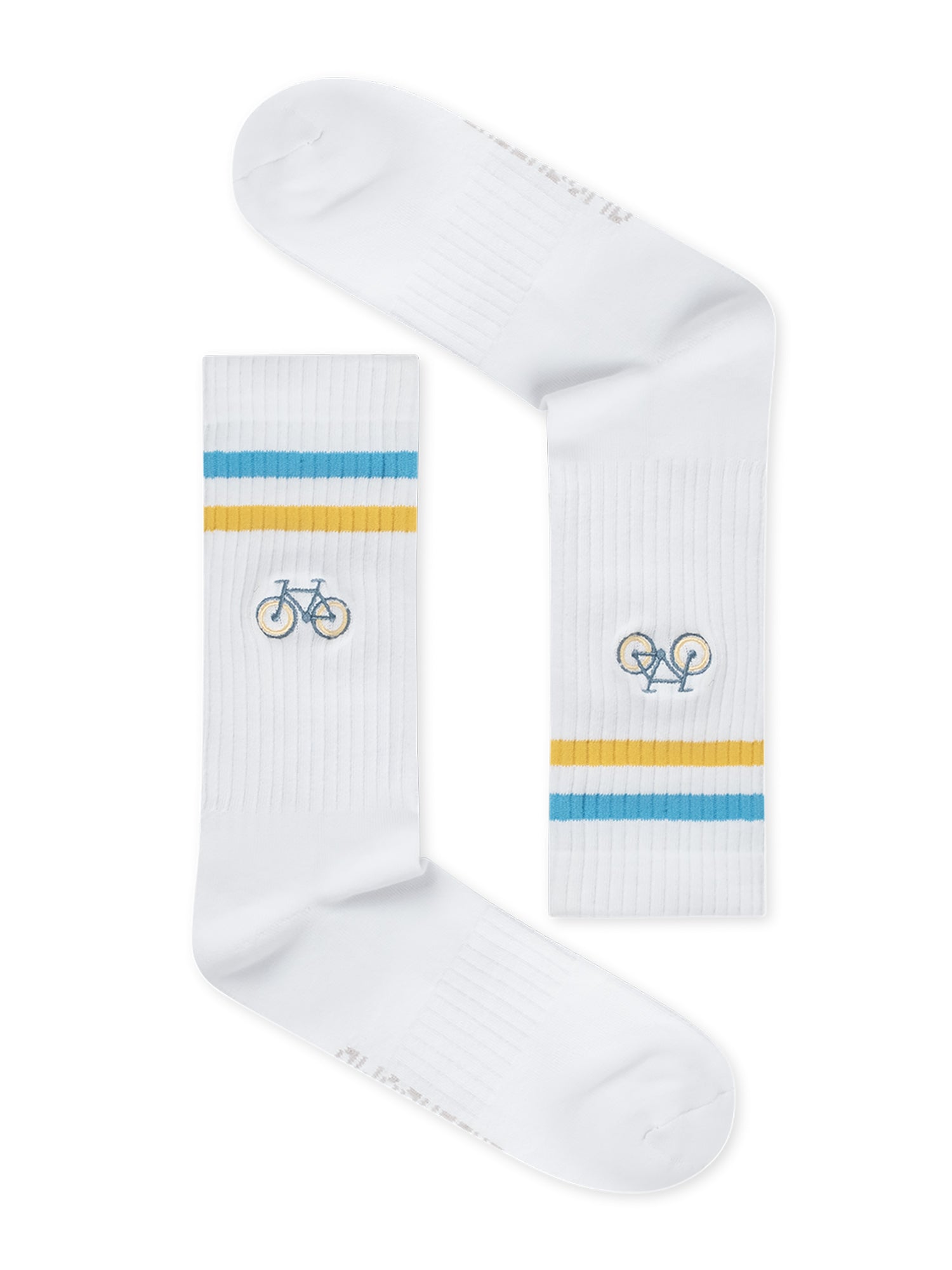 White: Lässige Socken aus Bio-Baumwoll Mix für Unisex [27366]