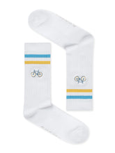 White: Lässige Socken aus Bio-Baumwoll Mix für Unisex [27366]