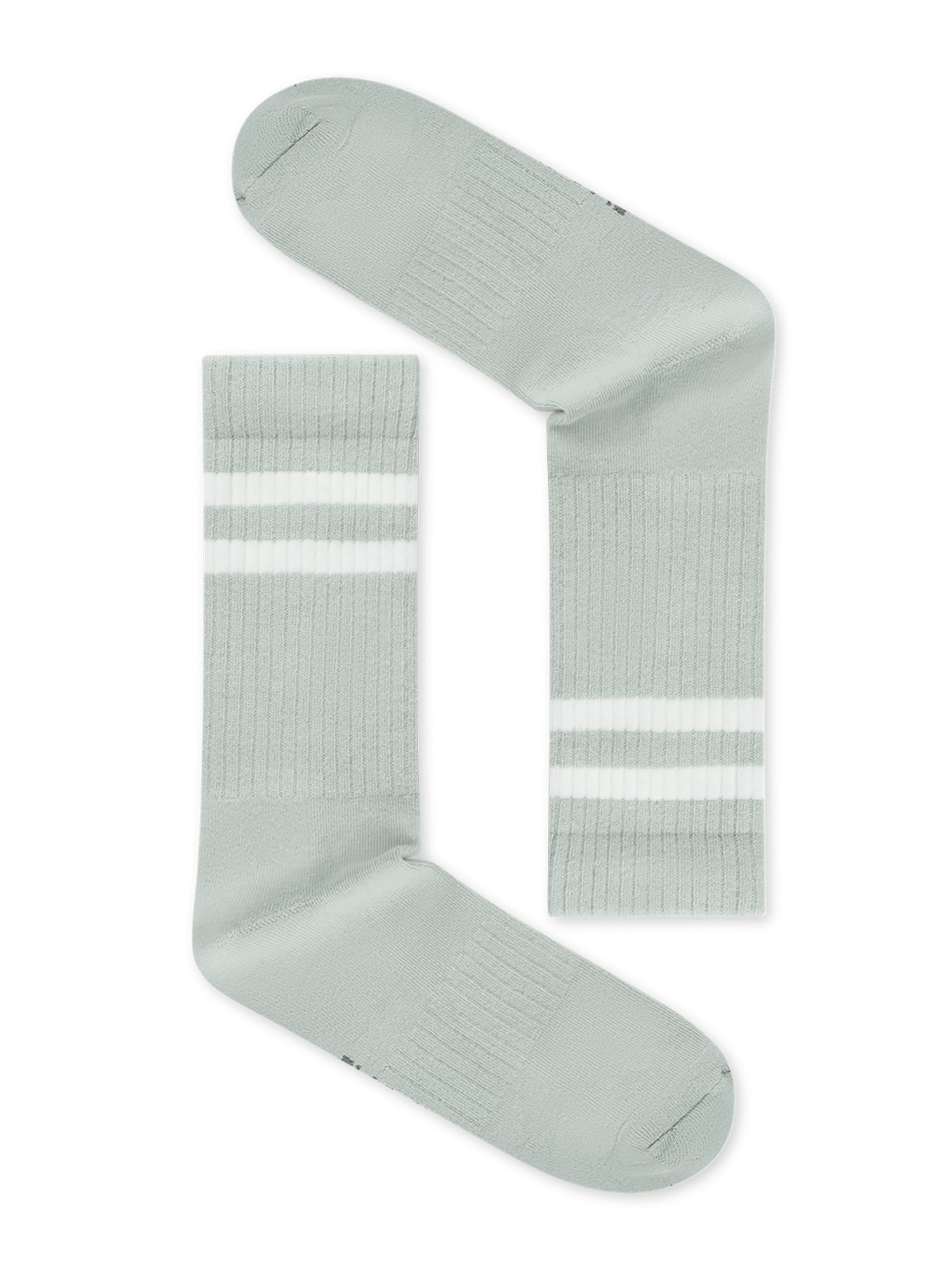 Muted Mint: Lässige Socken aus Bio-Baumwoll Mix für Unisex [27378]