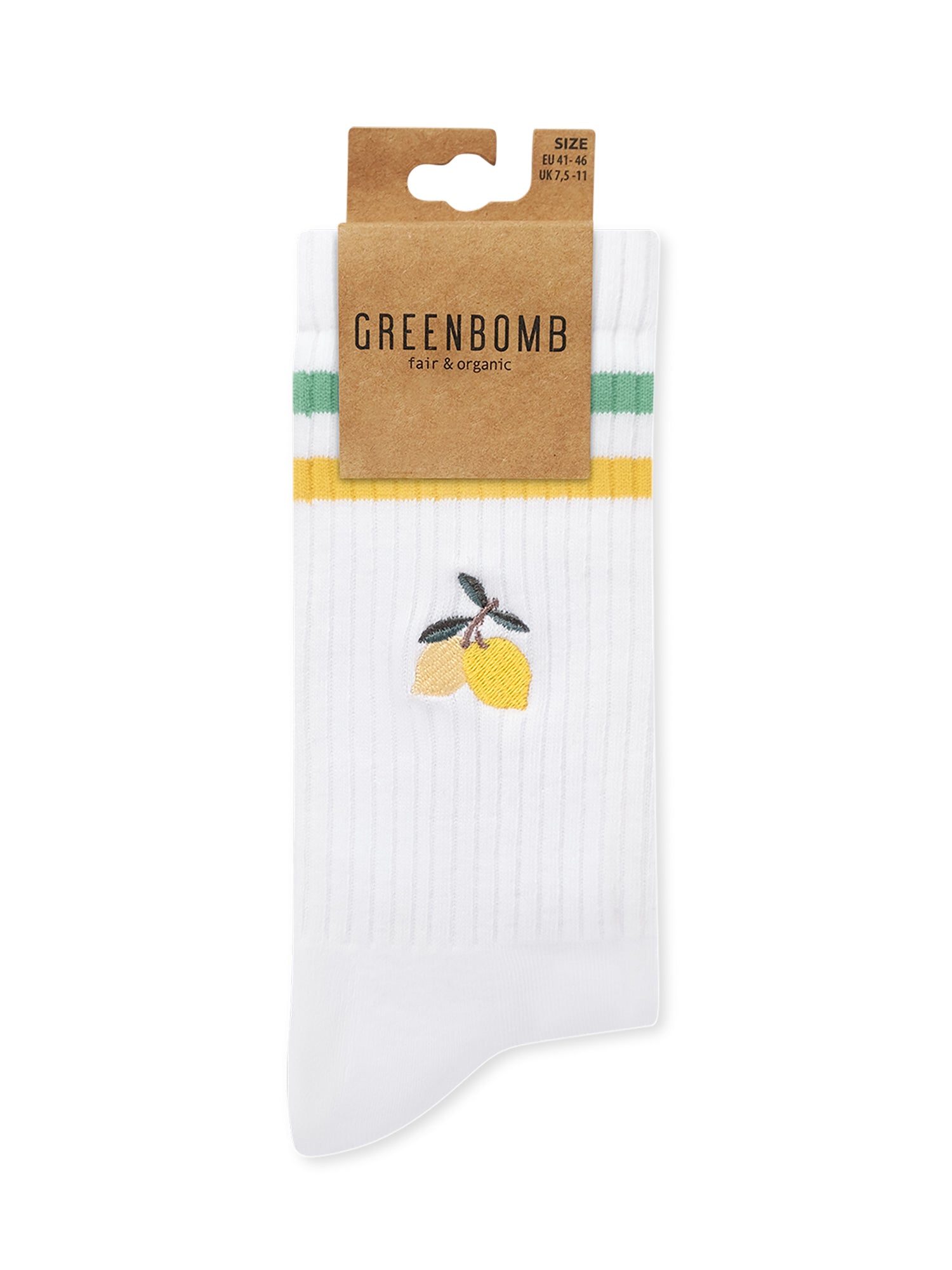 White: Lässige Socken aus Bio-Baumwoll Mix für Unisex [27387]