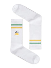 White: Lässige Socken aus Bio-Baumwoll Mix für Unisex [27388]