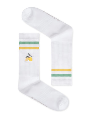 White: Lässige Socken aus Bio-Baumwoll Mix für Unisex [27476]
