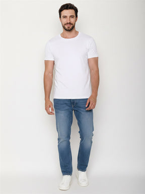 White: Sportliches T-Shirt aus Bio-Baumwolle für Herren [27652]