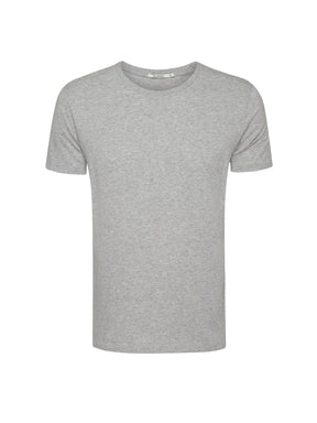 Heather Grey: Sportliches T-Shirt aus Bio-Baumwolle für Herren [27669]