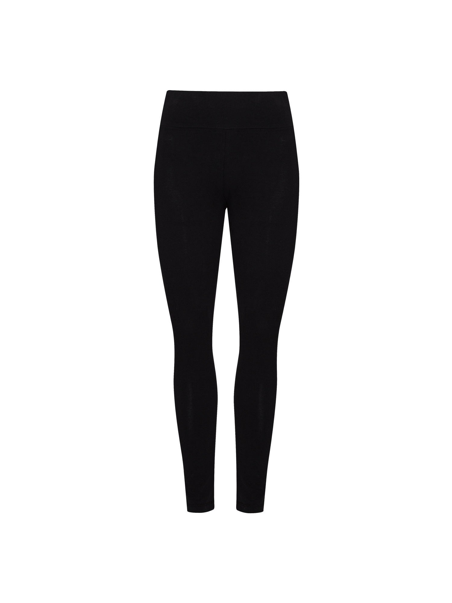 Black: Sportliche Leggings aus Bio-Baumwolle für Damen [27719]