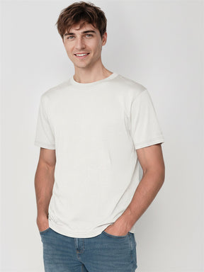Moonstone: Lässiges Oversize-T-Shirt aus Bio-Baumwolle für Herren [27768]