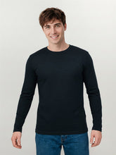 Black: Funktionales Longsleeve aus Merino-Wolle für Herren [27799]