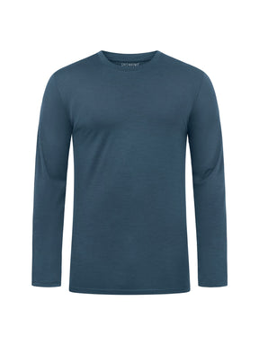 Blue Pine: Funktionales Longsleeve aus Merino-Wolle für Herren [27810]
