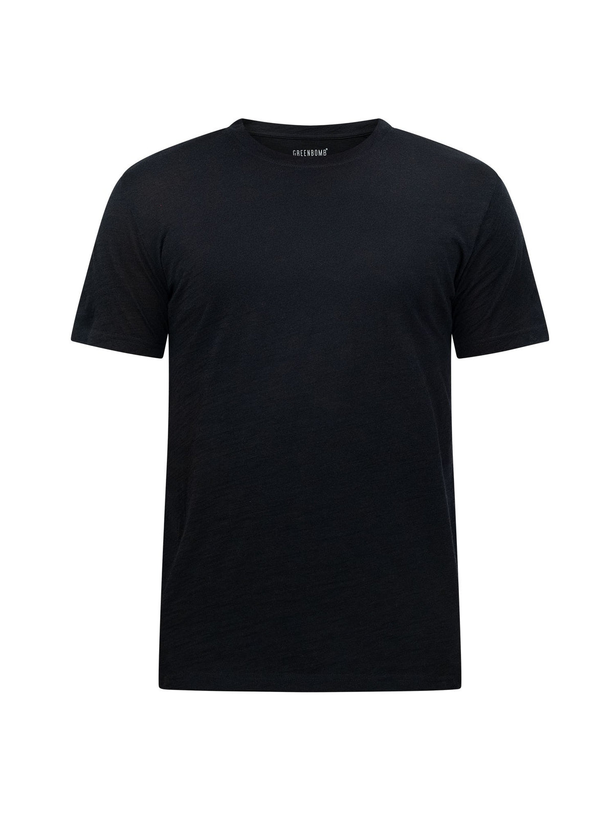 Black: Funktionales T-Shirt aus Merino-Wolle für Herren [27816]