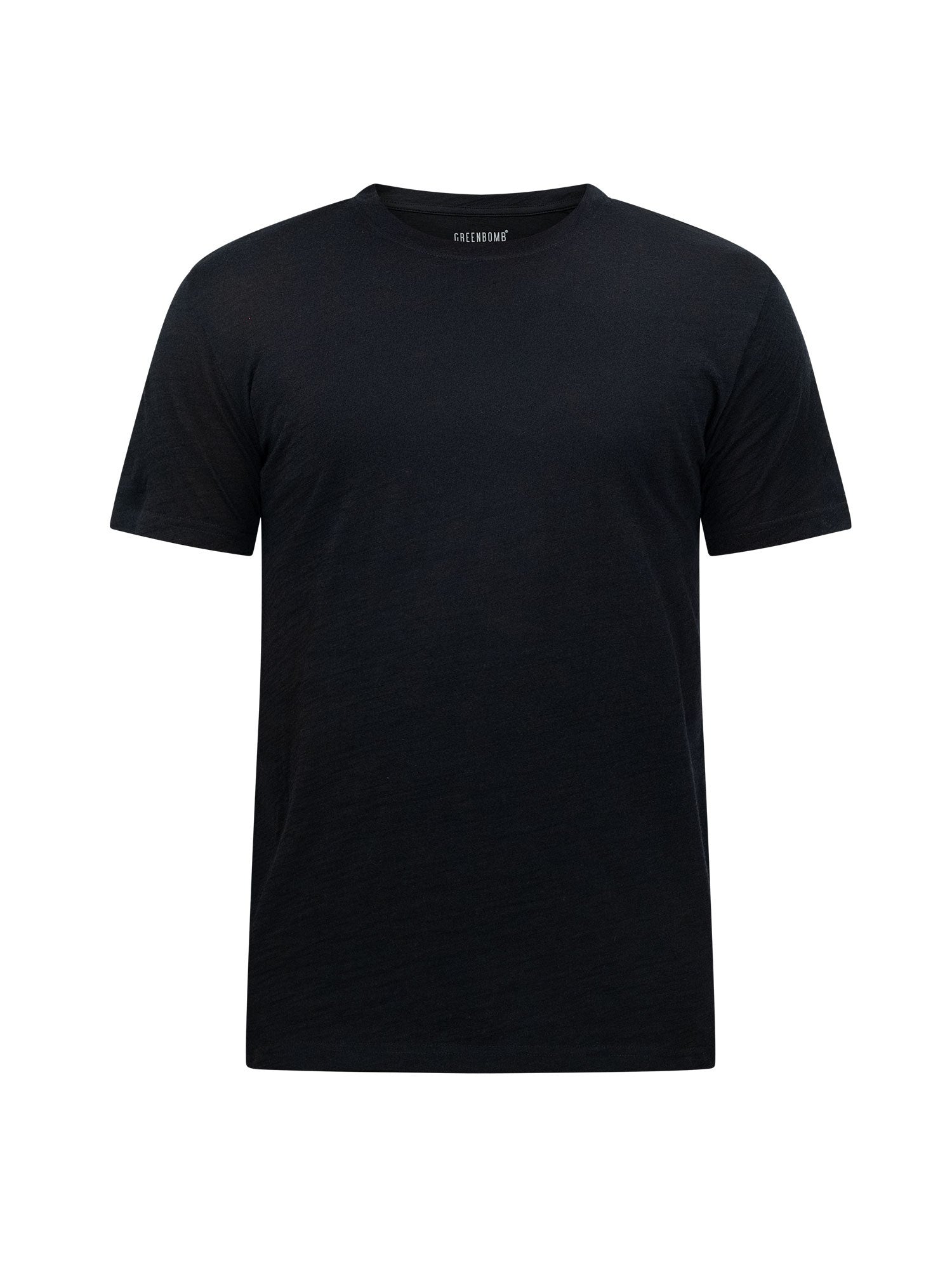 Black: Funktionales T-Shirt aus Merino-Wolle für Herren [27816]