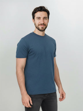 Blue Pine: Funktionales T-Shirt aus Merino-Wolle für Herren [27817]
