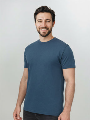 Blue Pine: Funktionales T-Shirt aus Merino-Wolle für Herren [27818]