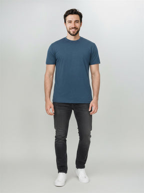 Blue Pine: Funktionales T-Shirt aus Merino-Wolle für Herren [27819]
