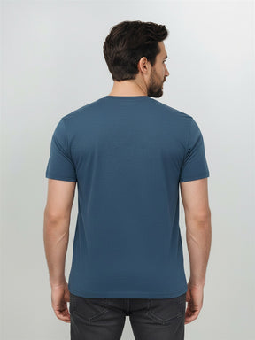 Blue Pine: Funktionales T-Shirt aus Merino-Wolle für Herren [27820]