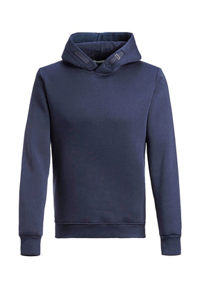 Blauer Kuschliger Hoodie aus Bio-Baumwolle für Herren (6)