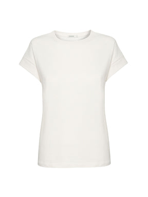 Moonstone: Sportliches T-Shirt aus Bio-Baumwolle mit Rollup Sleeve für Damen [28799]