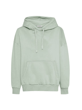 Muted Mint: Lässiger Hoodie aus Bio-Baumwolle für Damen [28839]