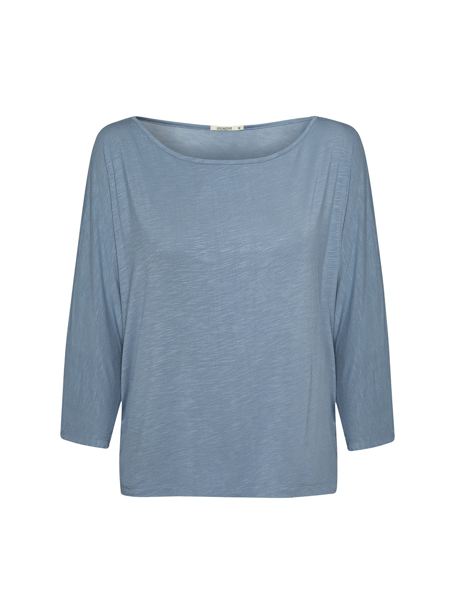 Coral Blue: Gemütliches Longsleeve aus Viskose (LENZING™ ECOVERO™) Mix für Damen [28895]