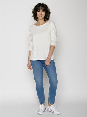 Moonstone: Gemütliches Longsleeve aus Viskose (LENZING™ ECOVERO™) Mix für Damen [28898]