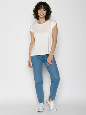 Moonstone: Lässiges Shirt aus LENZING™ TENCEL™ Mix für Damen [29797]