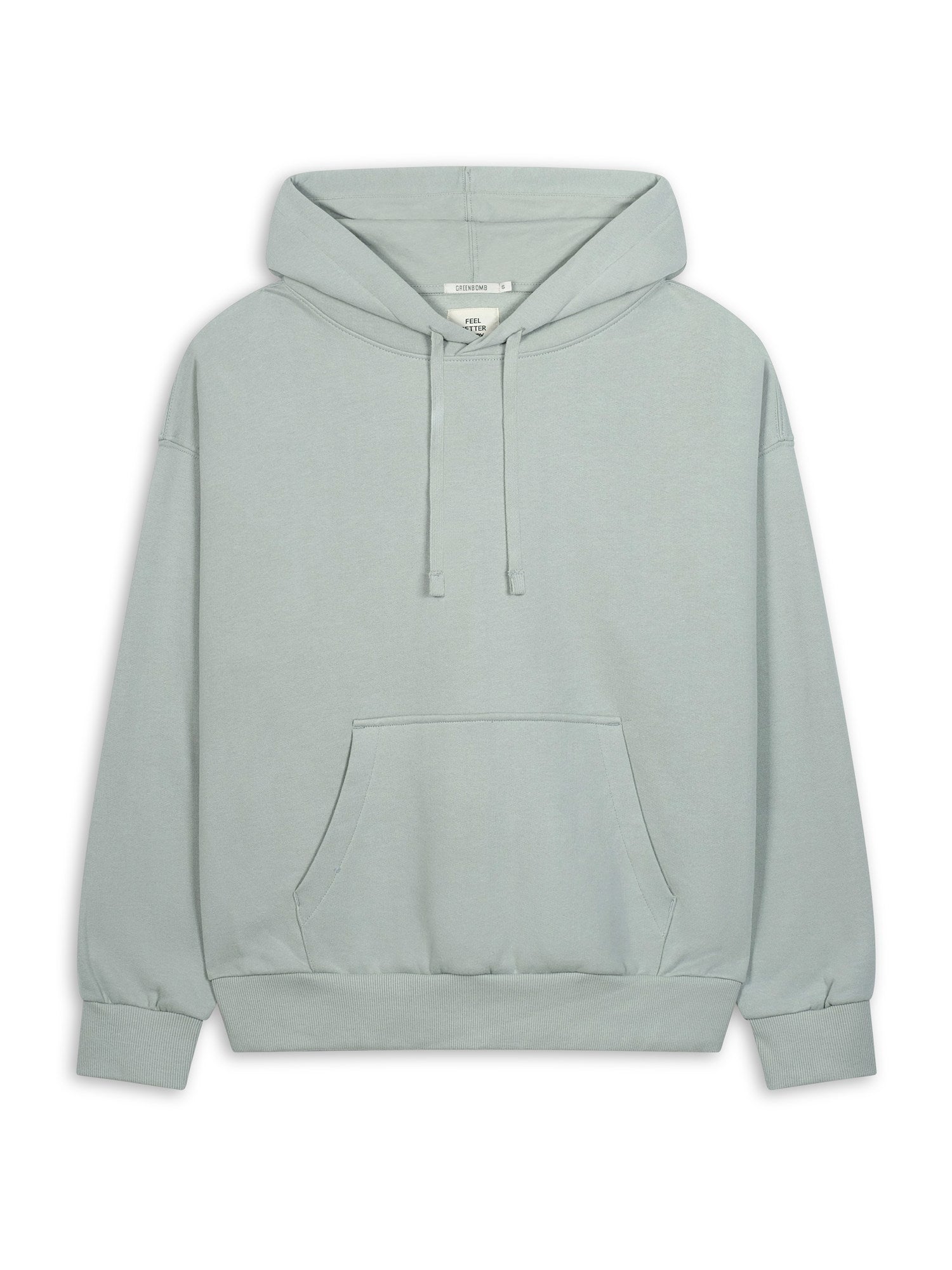 Muted Mint: Lässiger Hoodie aus Bio-Baumwolle für Damen [29914]