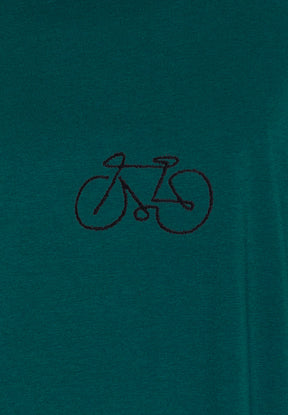 Deep Sea Blue: Sportliches T-Shirt aus Bio-Baumwoll Mix für Damen [2786]