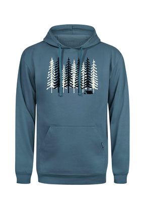 Blauer Gemütlicher Hoodie aus Bio-Baumwolle für Herren (6)