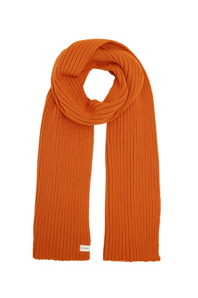 Honey Ginger: Warmer Schal aus Bio-Baumwolle für Unisex [3146]